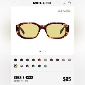 Meller Kessie Tigris Yellow Sunglasses